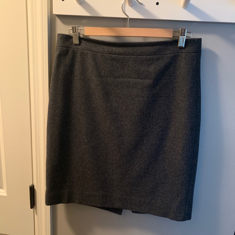 J.Crew The Pencil Skirt Wool Blend